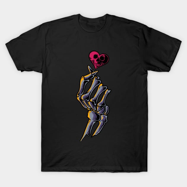 I Heart Death T-Shirt by thepinecones